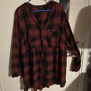 Black and Red lumberjack style shirt